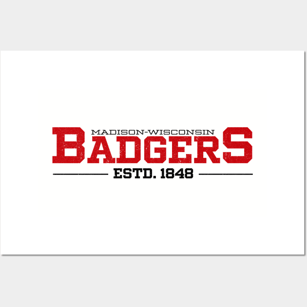 Badgers-MW Wall Art by Josh Wuflestad